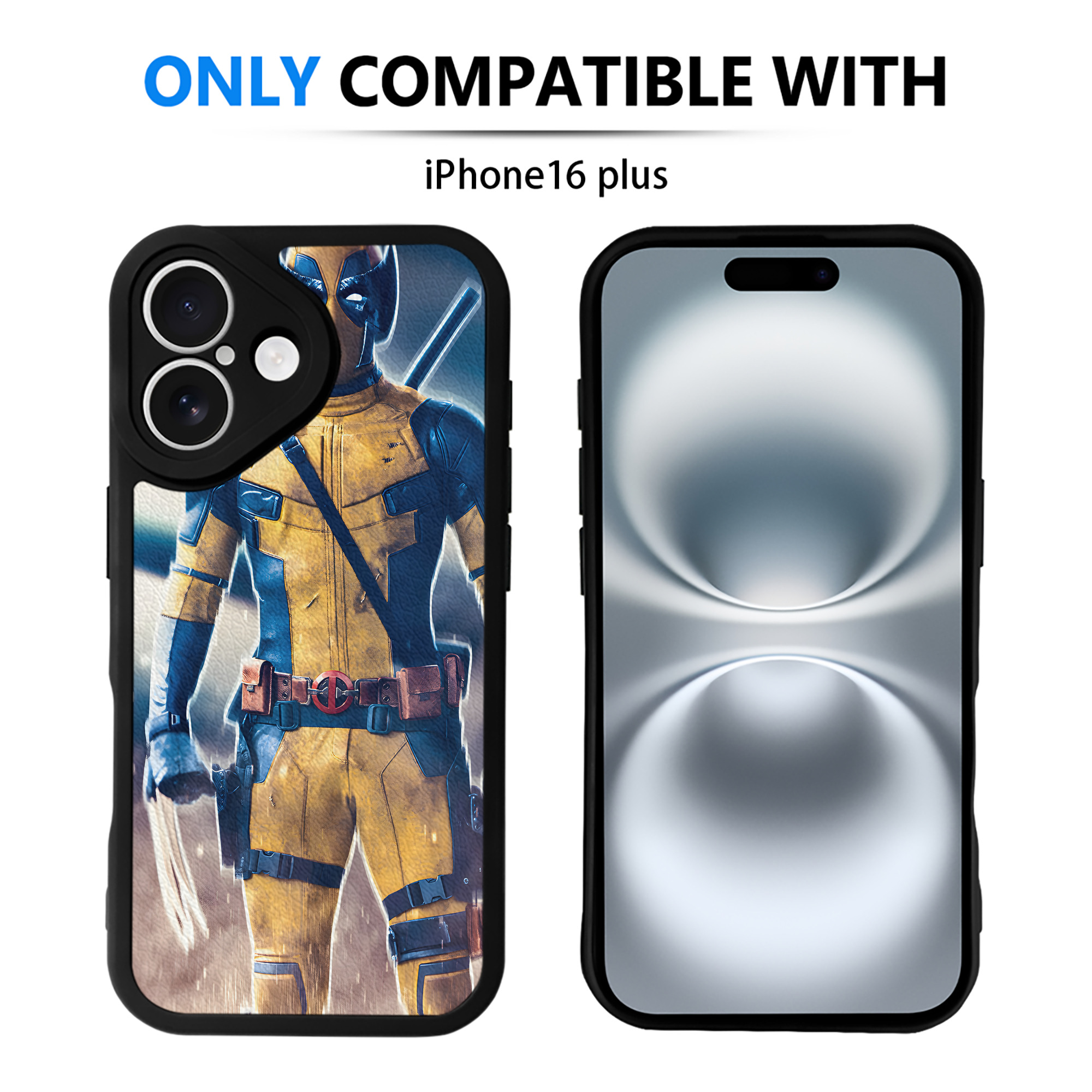 （画像用） アベンジャーズ The Avengers 【iPhone 16シリーズ対応】シリコンスマホケース（レザー調） 材質：シリコン